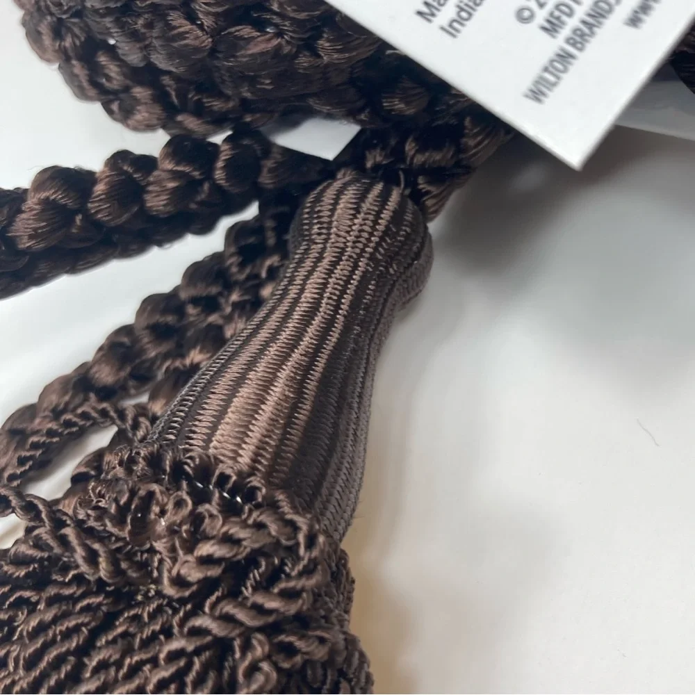 Brown Drapery Curtain Chair Tie Back 24
